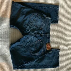 Loose Levi's 569 34x32 Dark Wash Faded